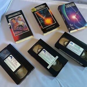 Star Trek VHS Tape Set - Black - Paramount